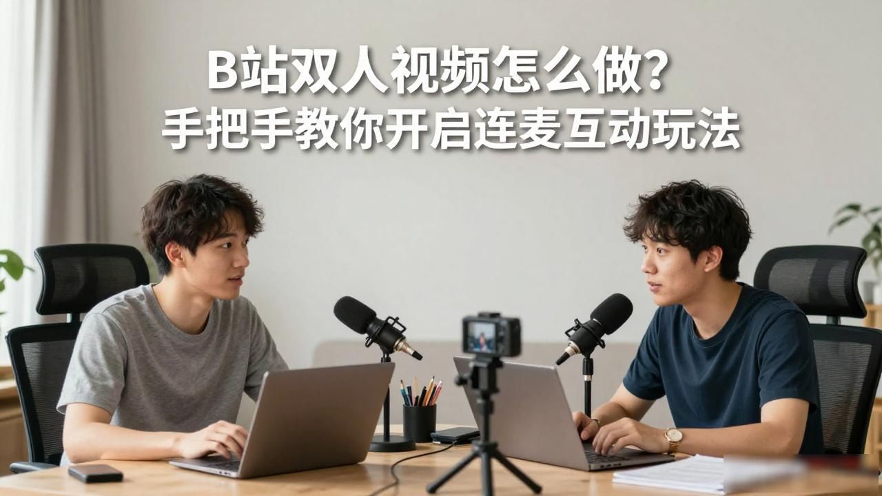B站双人视频怎么做？手把手教你开启连麦互动玩法